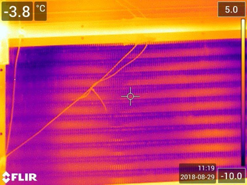 Energy scan cold store