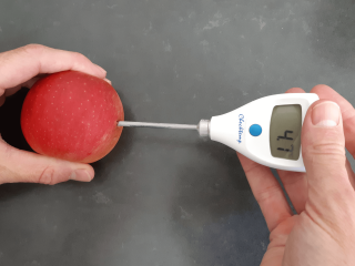 Temperature management apples