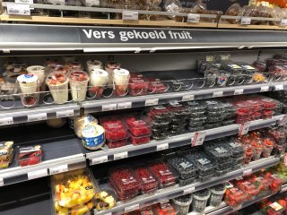 Supermarket display. Photo by WUR