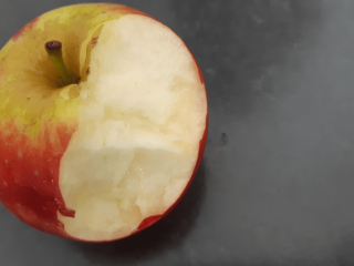Apple with off taste. Photo by WFBR