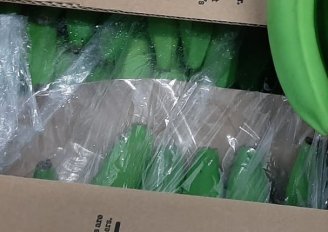 Bananen in een doos met linerbag om een vochtige omgeving te behouden. Photo by WUR