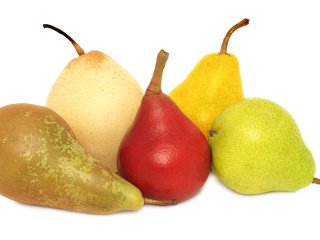 Different pear varieties. Photo by Artem Samokhvalov/Shutterstock.com