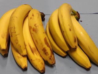 Bananen met gebreken. Foto van WUR