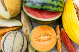 Various melon types. Photo by Miriam Doerr Martin Frommherz /Shutterstock.com